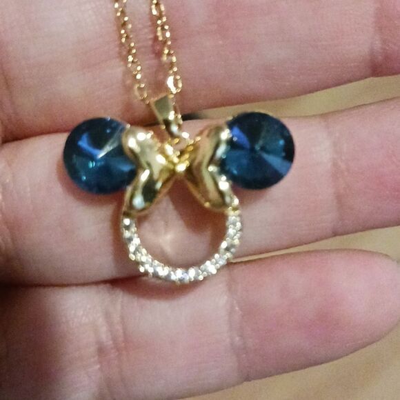 Disney's Mickey Mouse Gold Plated Necklace - Picture 2 of 3